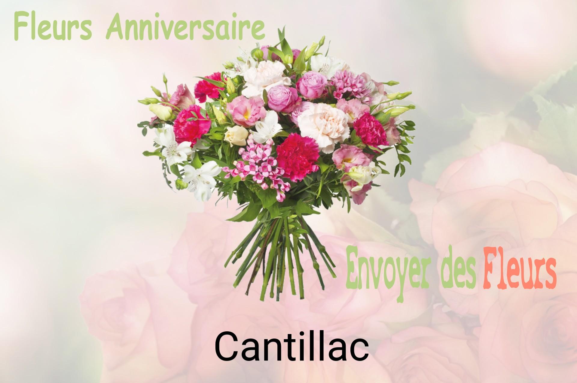 Bouquet de fleurs d’anniversaire livré à Cantillac